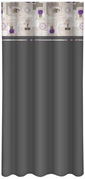 Nakts aizkari ZMO-093, grafīta krās./bēša krās./violeta krās., 160 cm x 250 cm