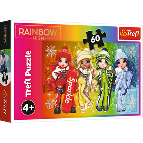 Dėlionė Trefl Rainbow High 17380, 22 cm x 33 cm, 60 vnt., įvairių spalvų