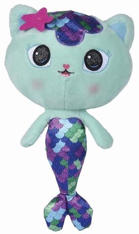 Pehme mänguasi kass Simba Gabbys Dollhouse Mercat, sinine v./violetne v., 25 cm