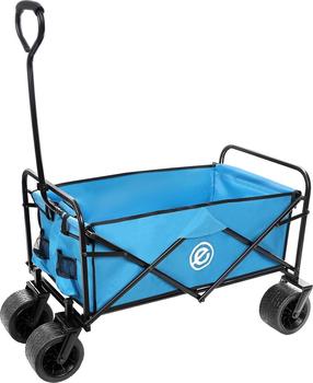 Kokkupandav transpordikäru Enero Deluxe, 90 cm, 72 l, sinine v.