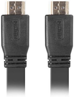 Провод Lanberg HDMI V2.0 Flat CA-HDMI-21CU-0005-BK HDMI 19 pin male, HDMI 19 pin male, 0.5 м