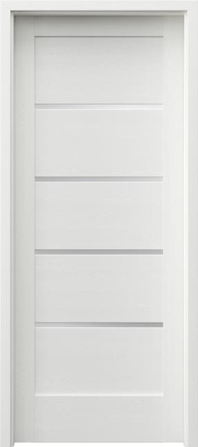 Vidaus durų varčia rėminė Porta Trim Lite A4, dešininės, wenge white sp., 203 x 84.4 x 4 cm