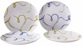 Taldrikute komplekt magustoidu Hermia 2100002912001, Ø 21 cm, sinine v.