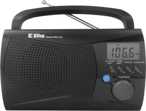 Raadiovastuvõtja Eltra, must v.