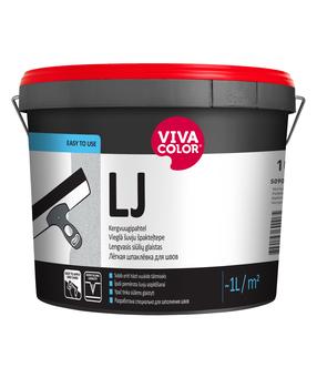 Pahtel Vivacolor LJ, kasutusvalmis, valge v./hall v., 10 l