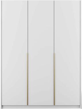 Skapis ADRK Bregma III, zelta krās./balta krās., 58 cm x 148 cm x 204 cm