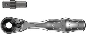 Трещоточный ключ Wera Zyklop Mini with adapter 8001 A, 87 мм
