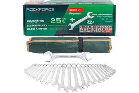 Kombinuotų raktų rinkinys Rockforce RF-5261P+1, 360 mm, 6 - 41 mm