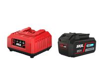 Akumuliatoriaus ir įkroviklio komplektas Skil 3131AA, 20 V, li-ion, 4000 mAh