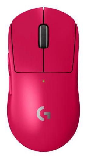 Belaidė žaidimų pelė Logitech G Pro X Superlight 2, rf / bluetooth, rožinė