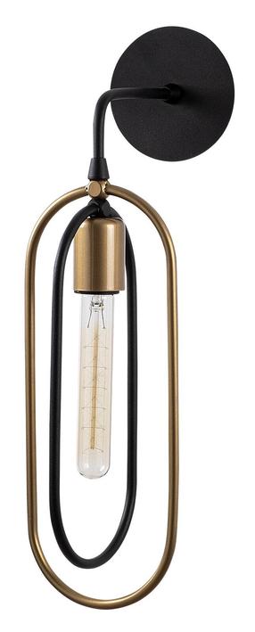 Lampa sienas Opviq Cerco 3151 584TTM1934, E27, 1 x 40 W, zelta krās./melna krās. / zelta krās.