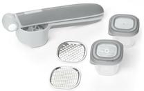 Indelių rinkinys kūdikių maisteliui Skip Hop Easy-Prep Food Press Set, plastikas, pilka sp.