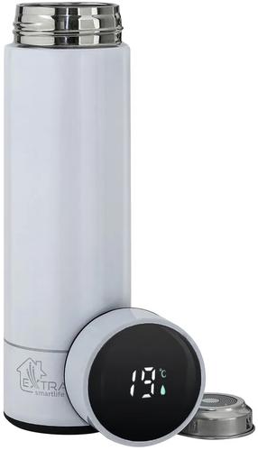 Термо-кружка Extralink Smart Travel Mug, 0.5 л, белый цв.