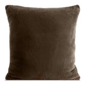 Dekoratyvinės pagalvėlės užvalkalas Nina, tamsiai ruda, 45 cm x 45 cm