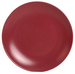 Taldrik magustoidu Keramika, Ø 21 cm, punane v.