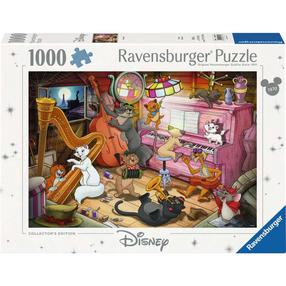 Dėlionė Ravensburger Disney Collectors Edition Aristocats, 50 cm x 70 cm, 1000 vnt., įvairių spalvų
