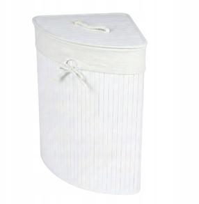 Veļas kaste Springos Arco, 60 l, balta krās., 35 cm x 35 cm x 60 cm