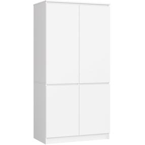 Spinta Akord S90, balta sp., 50.4 cm x 90.4 cm x 180 cm