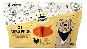 Skanėstas šunims Mr. Bandit Wrapper XL Chicken Sticks, vištiena, 0.5 kg