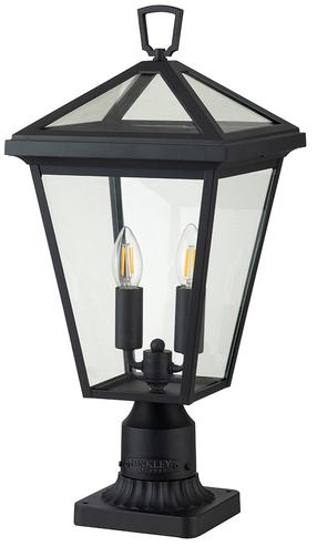 Pastatomas lauko šviestuvas Quintiesse Alford Place, 40W, E14, IP44, juoda sp., 25.4 cm x 51.4 cm