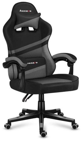 Žaidimų kėdė Huzaro Force 4.4 Mesh, 71 x 71 x 115 - 125 cm, juoda sp./pilka sp.