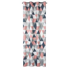 Naktinė užuolaida ZKPB-01, pilka sp./tamsiai rožinė sp., 140 cm x 250 cm