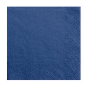 Popierinės servetėlės Paw Decor Collection Unicolor, 33 cm x 33 cm, tamsiai mėlyna (navy) sp., 20 vnt.