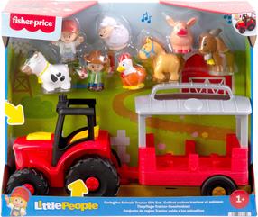Figūrėlių rinkinys, su priedais Mattel Fisher Price Little People Caring For Animals JLM99, įvairių spalvų