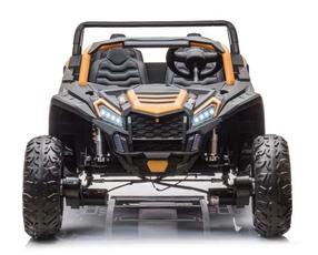 Bērnu elektroauto Lean Toys Buggy A033, melna krās./dzeltena krās.