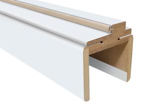 Durų stakta Domoletti, 207 cm x 8 cm x 3.2 cm, balta sp.