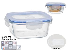 Toidukarp Kitchen&GO, 0.32 l, 12 cm x 12 cm, läbipaistev v.
