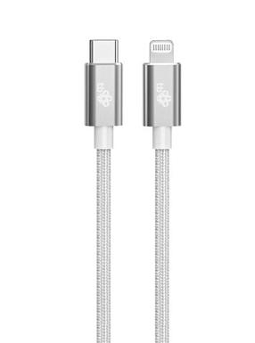 Кабель TB AKTBXKUAMFICS1V Lightning, USB Type C, 1 м, серебристый цв.