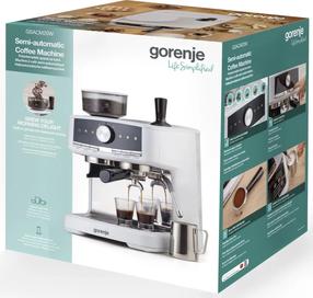 Automātiskais kafijas automāts Gorenje GSACM20W, balta krās./sudraba krās.
