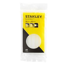 Клеевые стержни Stanley 1-GS15DT, 10.1 см x 1.2 см, прозрачный цв., 6 шт.
