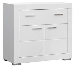 Komoda Forte Snow SNWK22-C50, balta sp., 87 cm x 96 cm x 41 cm