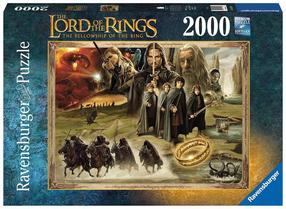Dėlionė Ravensburger Lord of The Rings 16927, 98 cm x 75 cm, 2000 vnt., ruda sp.