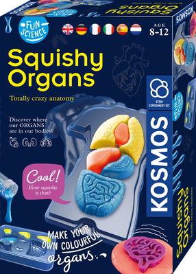 Eksperimentu komplekts Kosmos Squishy Organs, daudzkrāsaina