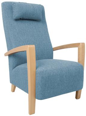 Krėslas Home4you Venla 15624, žydra sp., 65.5 cm x 65 cm x 104 cm