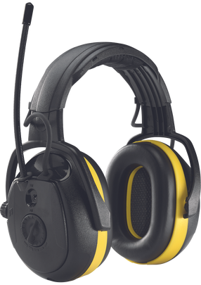 Защитная наушная гарнитура Ear Defender ED 2H Relax, черный цв./желтый цв.