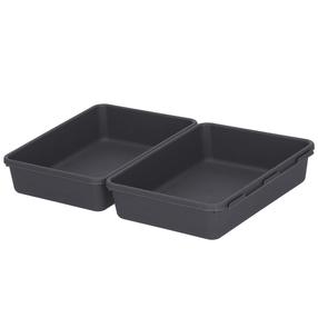 Atvilktņu organizatora ieliktnis Springos HA3056, 16 cm x 5 cm x 4.5 cm, polipropilēns (pp), melna krās.