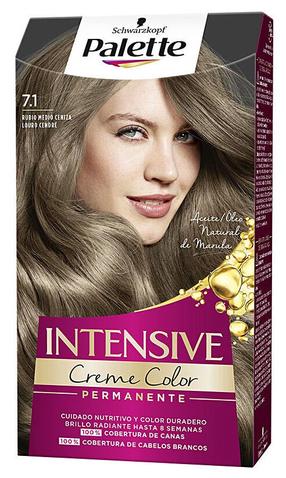 Plaukų dažai Schwarzkopf Intensive, 7.1 medium ash blonde sp., 7.1 Medium Ash Blonde