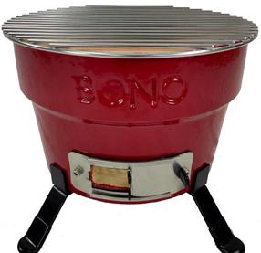 Гриль Kamado Bono Hibachi, красный цв., 31 см