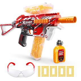 Игрушечный пистолет с пулями Zuru X-Shot Hyper Gel, 50 см Красный цв./Oранжевый цв.