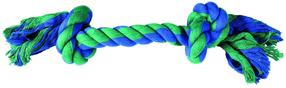 Игрушка для собаки, веревочный Karlie Flamingo FlossyRope 2 Knots, 40 см, синий цв.