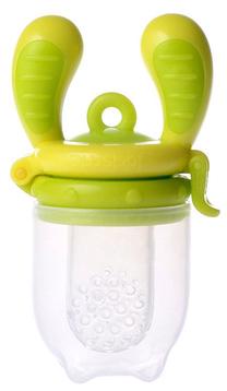 Šviežio maisto maitintuvas Kidsme Food Feeder M Lime, 4 mėn., silikonas/polipropilenas (pp)