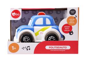 Žaislinė policijos mašina Bo. Interactive Police Car 8018EE, mėlyna sp./balta sp.
