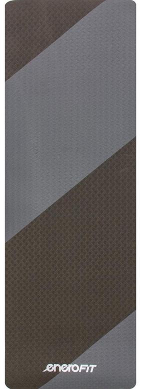 Fitnesa un jogas paklājs Enero Fit, melna krās./pelēka krās., 183 cm x 61 cm x 1 cm