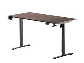Kompiuterio stalas reguliuojamo aukščio Domoletti, 120 cm x 60 cm, 71 - 116 cm, ruda sp./juoda sp.