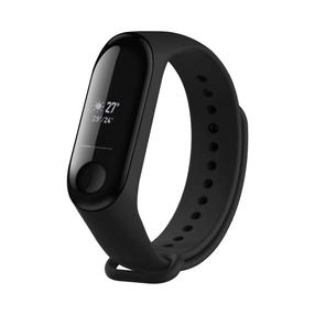 Pulksteņa siksniņa Xiaomi, BAND 3/4 silikona, melna krās.