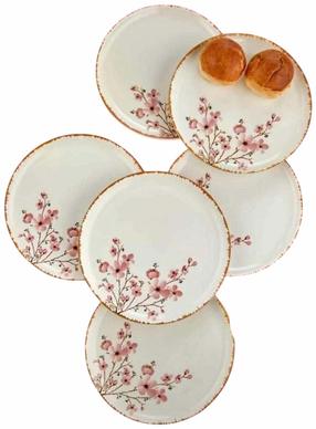 Taldrikute komplekt magustoidu Hermia Sakura Lux, Ø 20 cm, mitmevärviline